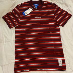 Adidas Pete Tee Maroon, Red, Black, White